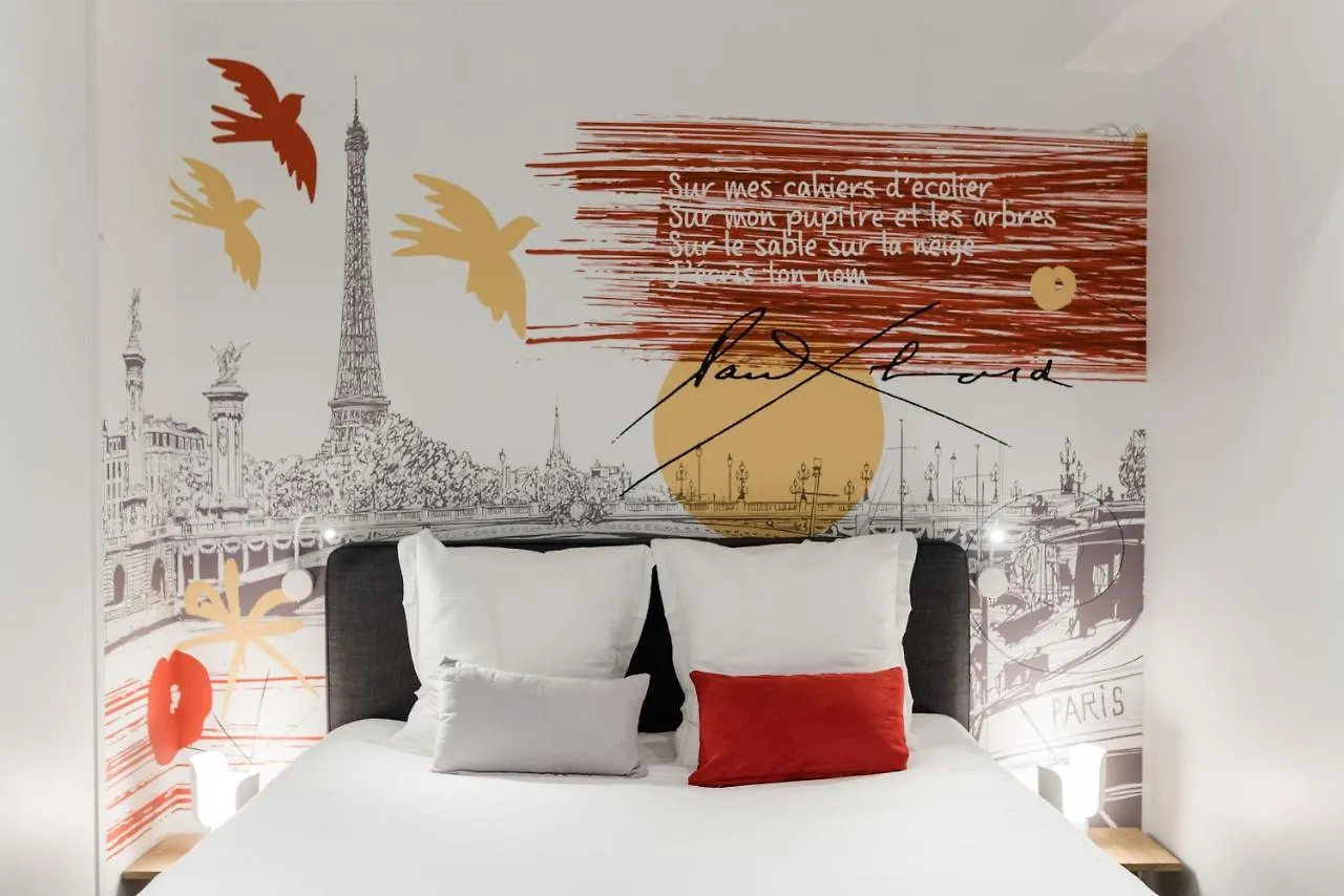 Апартаменты Eluard Au Coeur De La Rive Gauche, Neuf, Design, 2-4 Personnes Париж